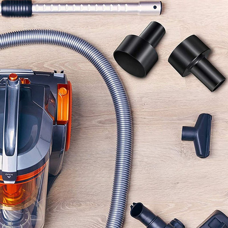 Honoson Vakuumschlauchadapter – 5 Stück, WS25011A, 2-1/2 Zoll Auf 1-1/4 Zoll, Universell Für Trocken-/Nasssauger, Schwarz
