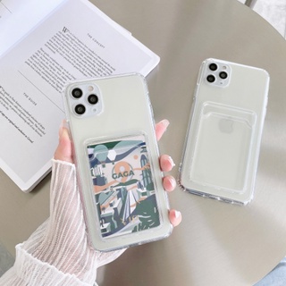 เคสโทรศัพท์มือถือแบบนิ่ม ใส กันกระแทก พร้อมช่องใส่บัตร หรูหรา สําหรับ Samsung galaxy M series M30 M31 M31S M51 M60S M80S M62 F62 M01 M11 M20 M21 M30S M40 J2 J7 Prime G530