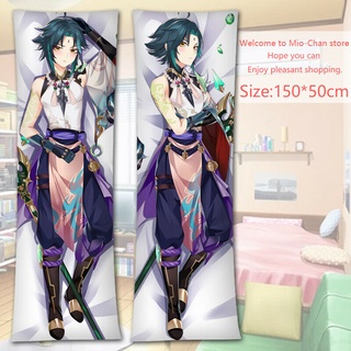 พร้อมส่ง ปลอกหมอนอิงสองด้าน พิมพ์ลายอนิเมะ Genshin Impact Xiao Dakimakura Kawaii ขนาด 150x50 ซม. สําหรับกอดร่างกาย