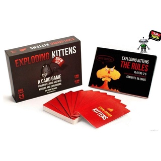 T.P. TOYS บอร์ดเกมส์ เกมส์กระดาน EXPLODING KITTENS เกมส์แมวระเบิด กล่องดำ