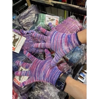 ( ยกโหล 12 คู่ ) ถุงมือไนล่อนตราแมว ทอ 13 เข็ม เนื้อดี ใส่สบาย