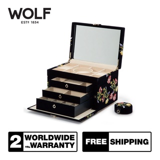 กล่องนาฬิกา กล่องเครื่องประดับ WOLF1834 รุ่น ZOE LARGE JEWELRY BOX (INDIGO)