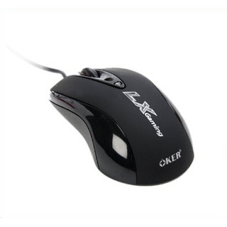 เม้า USB Optical Mouse OKER (LX-305 Gaming) Blackประกัน1ปี