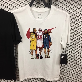 ☒┋【BRODY】Air Jordan เสื้อยืดผ้าฝ้ายคุณภาพสูงสำหรับผู้ชายพิมพ์แฟชั่นกีฬา Tshirt