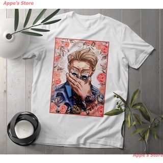 Appes Store New เสื้อยืดแขนสั้นพิมพ์ลาย Kento Nanami Jujutsu Kaisen สําหรับผู้ชาย เสื้อยืดอนิเมะ