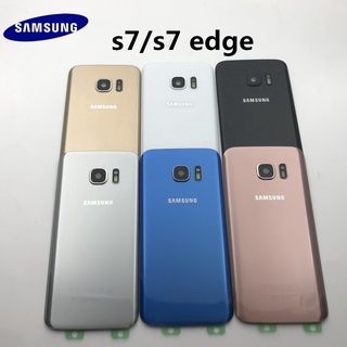 ฝาครอบแบตเตอรี่ด้านหลัง และกรอบเลนส์กล้อง สําหรับ Samsung Galaxy S7 G930 S7 edge G935