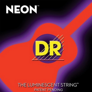 สายกีตาร์โปร่ง DR Hi-Def Neon Orange K3 Coated Acoustic Guitar Strings