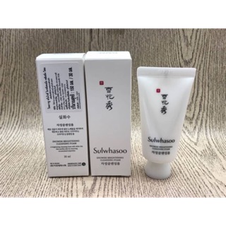 Sulwhasoo Snowise Brightening Cleansing Foam 30ml ปลดเปลื้องผิวจากความสกปรก ด้วยครีมโฟมน้ำนม