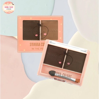 เขียนคิ้ว เเบบฝุ่น peach pro eyebrown powder HF624 [กรอกโค้ด LYVMAHP ลด 40.-]