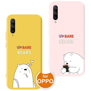 Bears OPPO Reno 2z 2f 3 4 Pro Ace กรณี F1S Casing A12 A12E A37 A39 A8 A52 A57 A59 A59S A72 A91 A92 F11 R17 Pro F3 Lite A31 A5 A9 2020 Realme 5 5S 5i 6i C3 6 X X2 Pro Soft Case