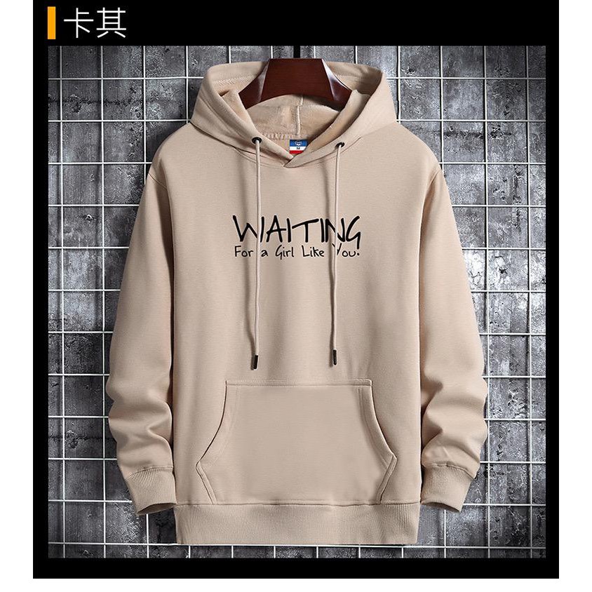 BS/ /HOODIE WAITING//JACKET SWETER UNISEX//แฟชั่นผู้ชายและผู้หญิง//GQ