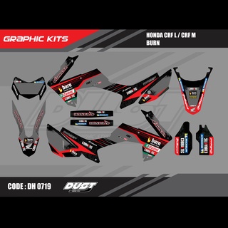 สติ๊กเกอร์วิบาก Honda CRF 250 L ทั้งคัน Graphic kit สติ๊กเกอร์เคลือบเงา สุดคุ้ม