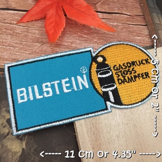 Bilstein ตัวรีดติดเสื้อ อาร์มรีด อาร์มปัก ตกแต่งเสื้อผ้า หมวก กระเป๋า แจ๊คเก็ตยีนส์ Racing Embroidered Iron on Patch