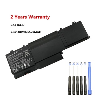 ZNOVAY 7.4V 6520mAh Laptop Battery for ASUS VivoBook U38N U38N-C4004H ZenBook UX32 UX32A UX32VD UX32LA  C23-UX32