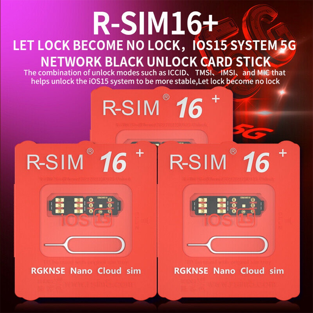 R ซิมการ์ดปลดล็อก R-SIM 16+ นาโน สําหรับ iPhone 13 mini 13 Pro XS MAX 8 IOS 15 US ATT T-MOBILE