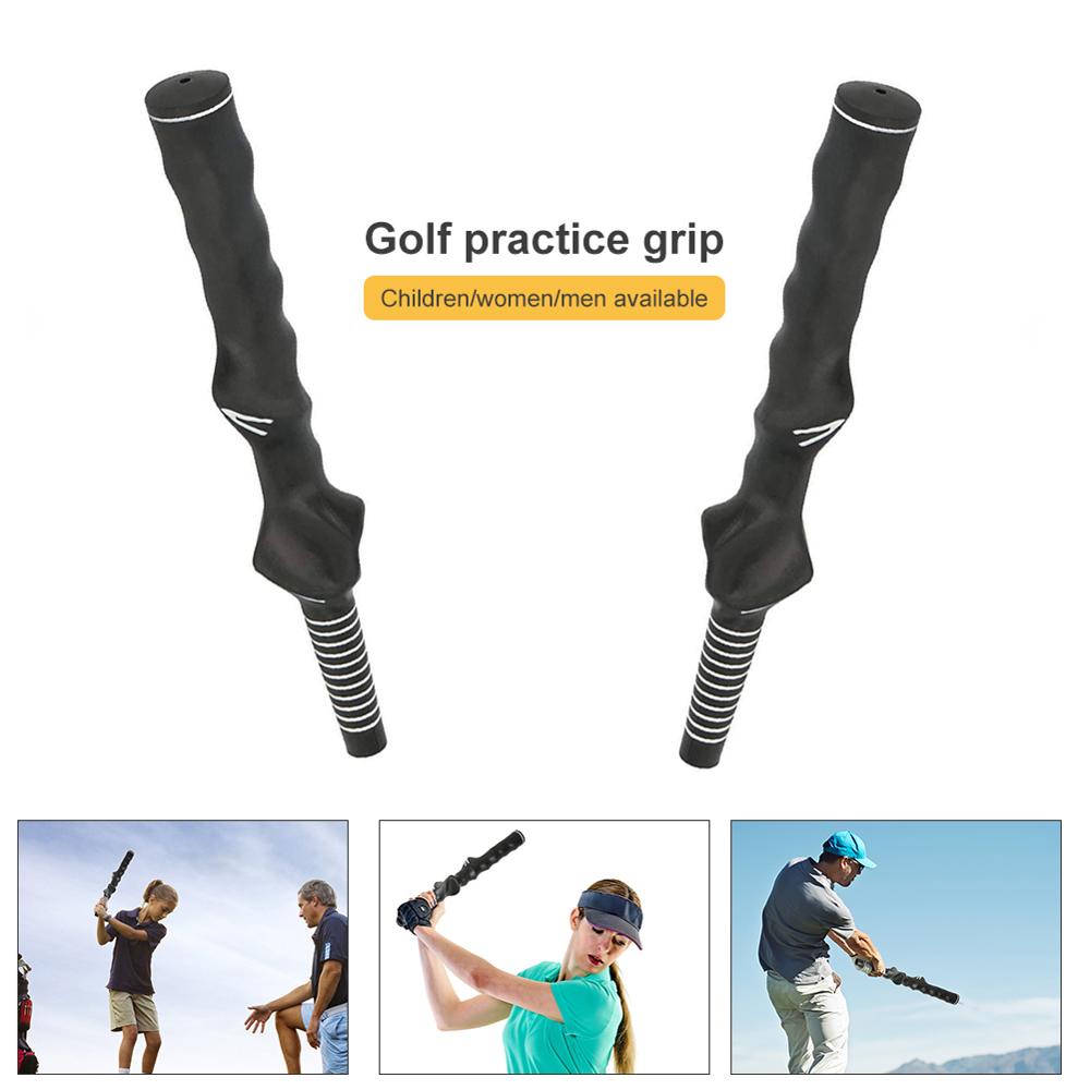 1 PC Portable Golf Swing Trainer Training Grip Standard Teaching Aid