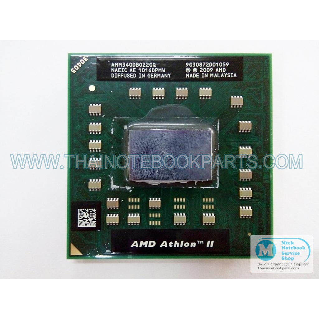 ซีพียู AMD Athlon II 2.2Ghz M340 AMM340DBO22GQ CPU 2.2 2x512KB (มือสอง)