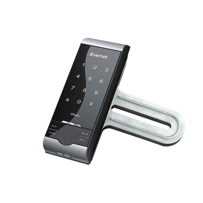 LOXguard Digital Door Lock รุ่น SSR-3202G (Code+Card+Remote) - กระจกบานเปลือย