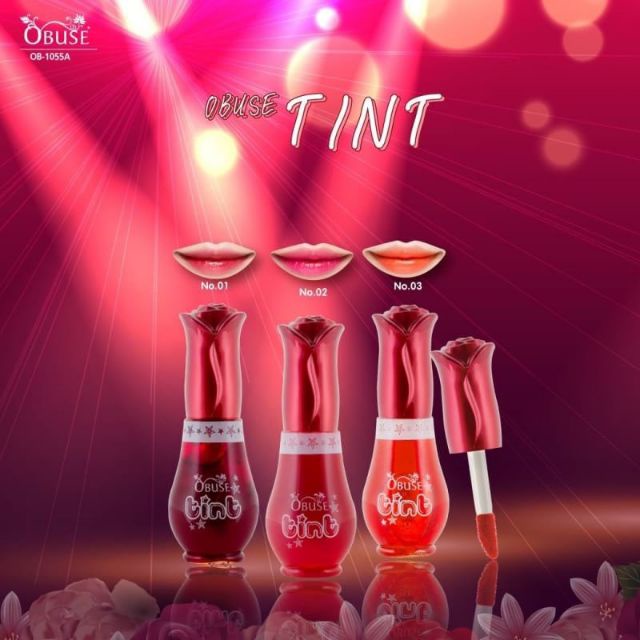 พร้อมส่ง！！ Obuse Tint ลิปทินส์  OB1055A