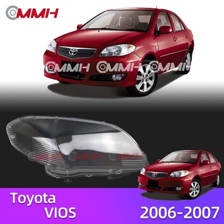 ฝาครอบเลนส์ไฟหน้า สําหรับ Toyota Vios (2006-2007) เลนส์ไฟหน้า ฝาครอบไฟหน้า ไฟหน้ารถยนต์ ไฟหน้าสําหรับ ฝาครอบไฟหน้าตรงรุ่น ฝาครอบเลนส์  headlamp cover ไฟหน้า โคมไฟหน้า ฝาครอบเลนส์