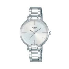 ALBAนาฬิกาข้อมือผู้หญิง สายสแตนเลส สีเงิน รุ่น AG8J63X,AG8J63X1