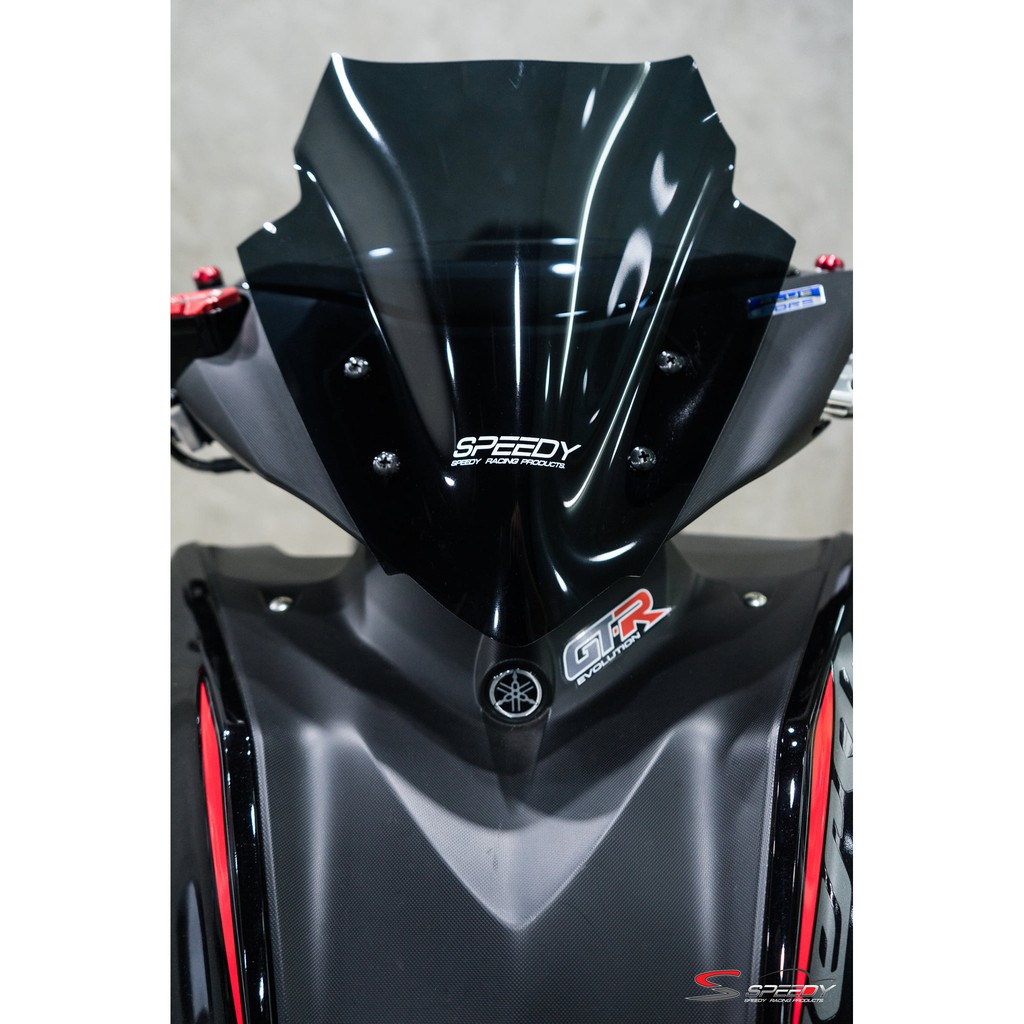 ชิวหน้า SPEEDY AEROX 2016-2026 หนา 2MM. บังไมล์ Aerox155 ราคาถูก Shopee Lazada