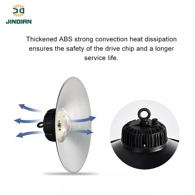 JD-6128 โคมไฟไฮเบย์พลังแสงอาทิตย์ ยี่ห้อ JD Jindian แท้ high bay Solar เปิด-ปิดอัตโนมัติได้ สลับได้2สีในหลอดเดียว กันน้ำ ราคา ถูกที่สุด ดีลบีเคเค แกลเลอรีภาพที่ 4