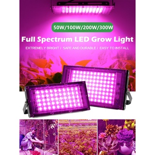 ราคาGXT AC85-256V Full Spectrum LED Grow Light 300W/200W/100W/50W ไฟปลุกต้นไม้ ไฟช่วยต้นไม้โตเร็ว มีสวิตช์ปิดเปิด สายไฟยาว1.5โมตร