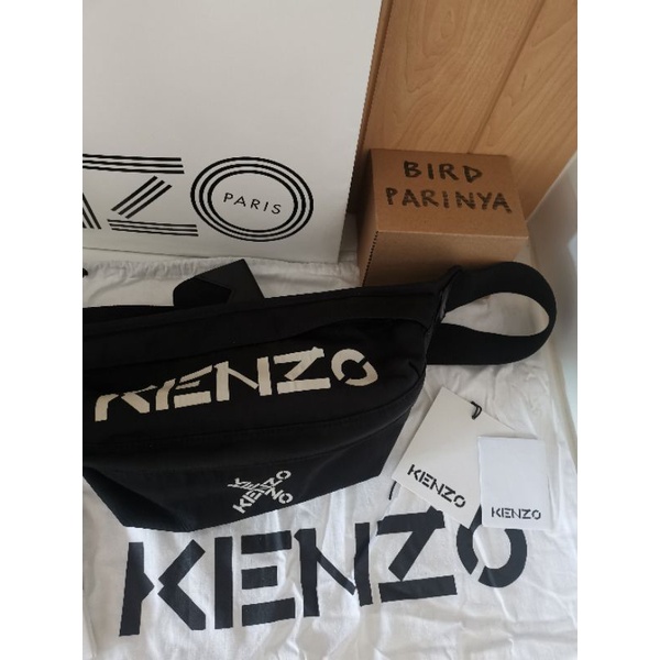 กระเป๋าสะพาย เคนโซ ของแท้ Kenzo combo logo belt bag