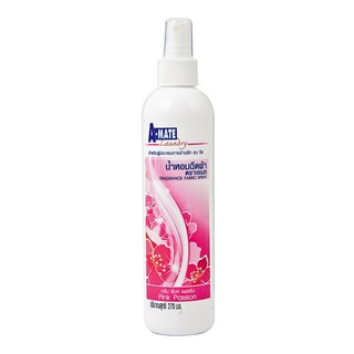 💥โปรสุดพิเศษ!!!💥 เอเมท น้ำหอมฉีดผ้าชมพู 270 มล. A-Mate Fabric Spray Pink 270 ml