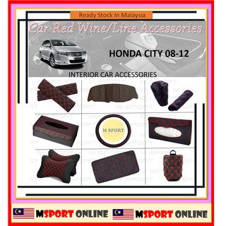 ปลอกหุ้มพวงมาลัยรถยนต์ สําหรับ Honda City 2008-2012