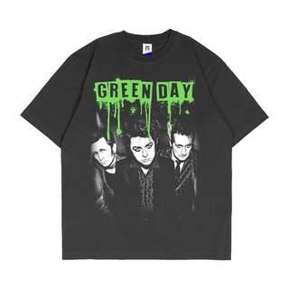 oversize T-shirt เสื้อยืด พิมพ์ลาย Greenday metal พรีเมี่ยม สําหรับผู้ชาย และผู้หญิง S-5XL