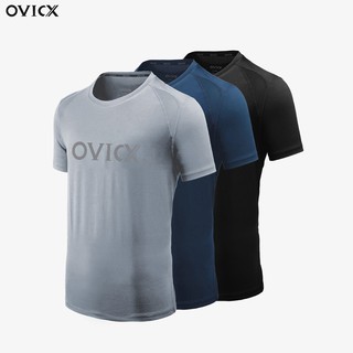 OVICX เสื้อยืด เสื้อออกกำลังกาย ฟิตเนส เสื้อยืดสำหรับเล่นกีฬาออกกำลังกาย Training T-Shirt