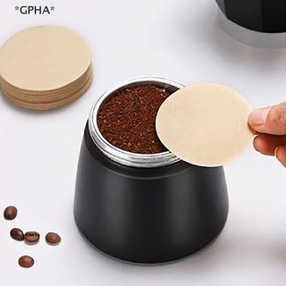 Gpha&gt; ใหม่ กระดาษกรองกาแฟ Moka 56 มม. 60 มม. 68 มม. สําหรับเครื่องชงกาแฟเอสเปรสโซ่ 100 ชิ้น