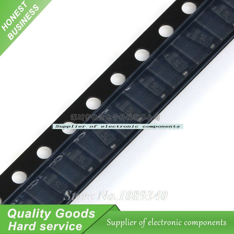 100PCS B5819W 1N5819W SOD-123 เครื่องหมาย SL schottky Barrier ไดโอด 40V 1A SMD IN5819W SOD123 ใหม่เด