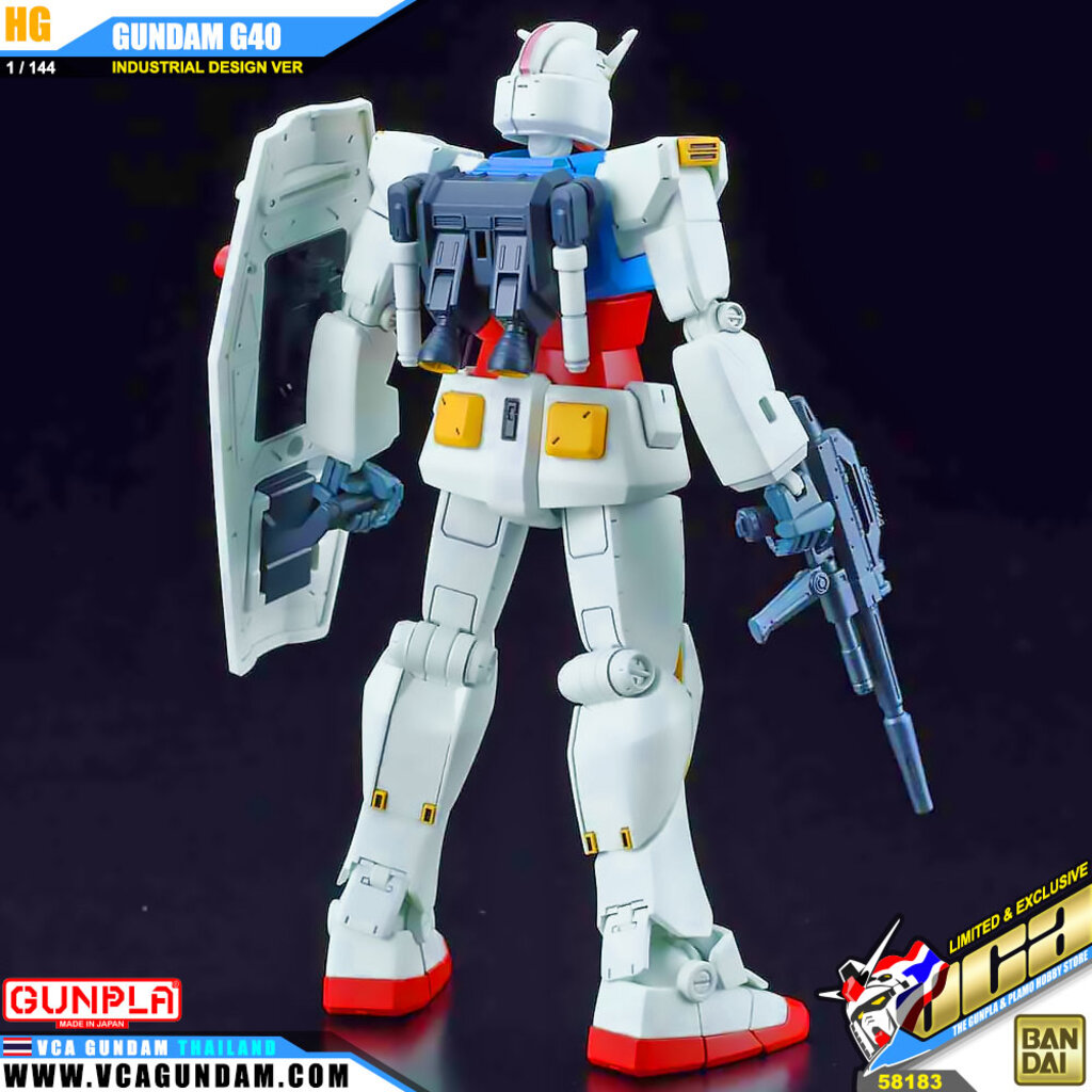 Model Kit High Grade HG Bandai 1//144 G40 Industrial Design Ver GUNDAM