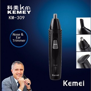 Kemei เครื่องโกนหนวด ตัดแต่งขนจมูก กันจอน โกนขนหู 3 IN 1 รุ่น KM-309