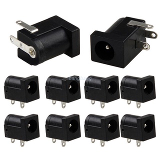 Bang 10pcs 5.5 x 2.1mm DC Power Supply Socket Female Jack Plug Port Connector Black