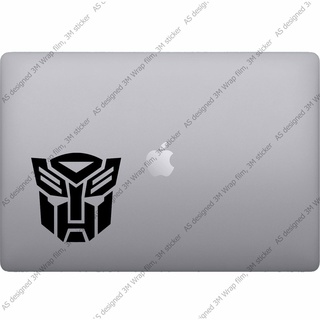 Autobot logo สติ๊กเกอร์ 3M ลอกออกไม่มีคราบกาว  Removable 3M notebook labtop sticker, สติ๊กเกอร์ตกแต่ง โน๊ตบุ๊ค