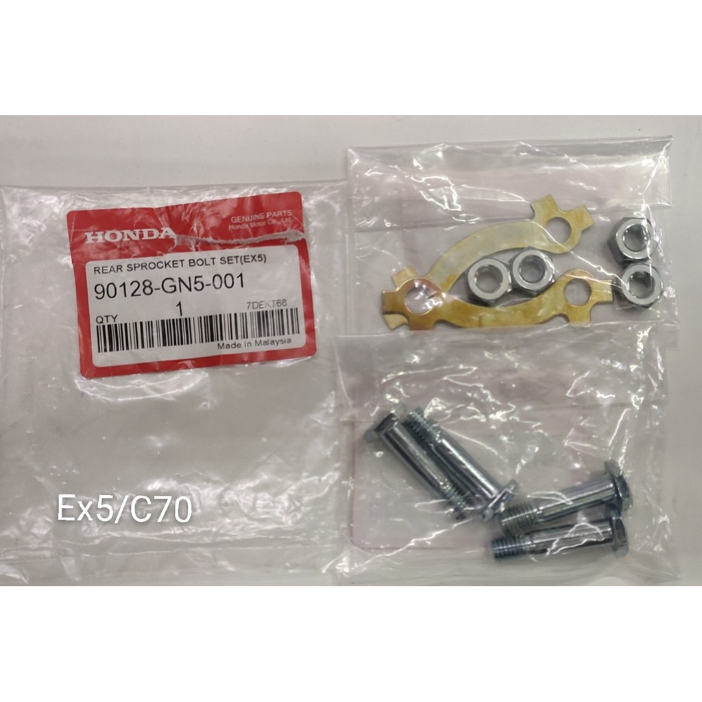 SPROCKET SCREW SET-HONDA C70(428)/EX5HP/EX5DREAM/WAVE100/EX5CLASS-HONDA