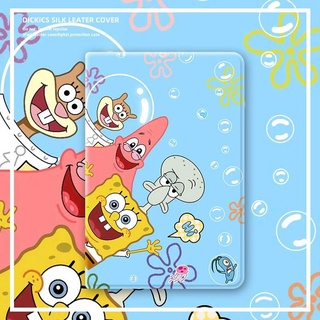 SpongeBob Squidward for เคสไอแพด gen 7 8 9 pro 9.7 11 2020 2021  air 1 2 3 4 5 เคส pen slot 10.2 mini 1/2/3/4/5/6