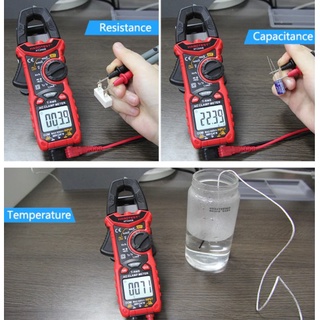 HT206A/HT206B/HT206Dดิจิตอลแคลมป์มิเตอร์แคลมป์มิเตอร์ คีบแอมป์ วัดแอมป์ NCV Digital Clamp meterวัดคาปาซิเตอร์ได้HABOTEST