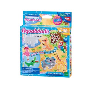 ลูกปัดสเปรย์น้ำ อควาบีท ชุด สวนสัตว์ / Aquabeads Zoo Life Set (ชุดรีฟิล)