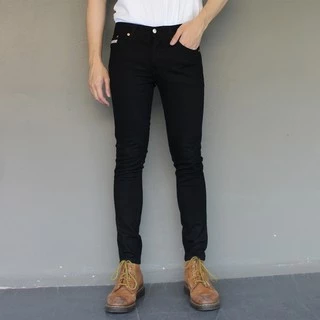 Golden Zebra Jeans กางเกงยีนส์ชายเอวผ้ายืดสีดำไซส์เล็กไซส์ใหญ่(เอว28-44) #447BK