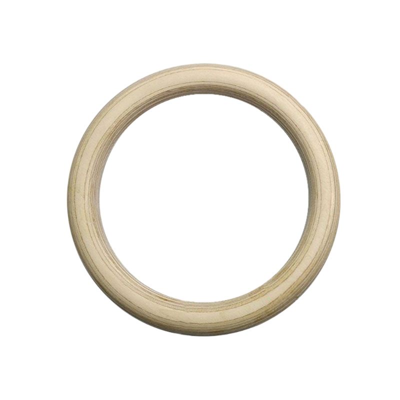 ✿ 1pcs Gym Rings, Wooden Gymnastic Rings Fitness Heavy Duty Gym Training Ring