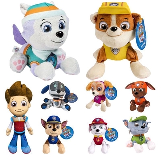 ตุ๊กตาของเล่นยัดนุ่น Paw Patrol Ryder Marshall Rubble Chase Rocky Zuma Skye