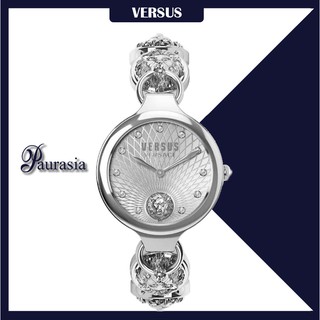 [ของแท้] Versus by Versace นาฬิกาข้อมือ ผู้หญิง รุ่น Versus S27010017 Broadwood Silver Dial SS Bracelet paurasia