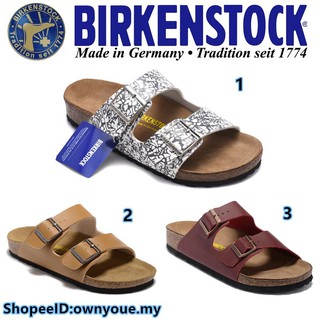 Birkenstock Men/Women Classic Cork Slippers Beach Casual shoes Arizona series 35-46