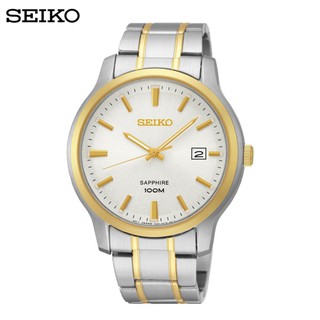 SEIKO นาฬิกาข้อมือผู้ชาย สายสแตนเลส สีเงิน รุ่น SGEH42,SGEH42P,SGEH42P1