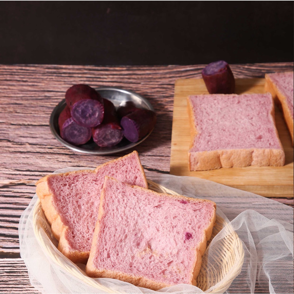 KAFER (KF-01-008) ขนมปังVegan รสมันม่วง (แบบแผ่น) - รูปที่ 2